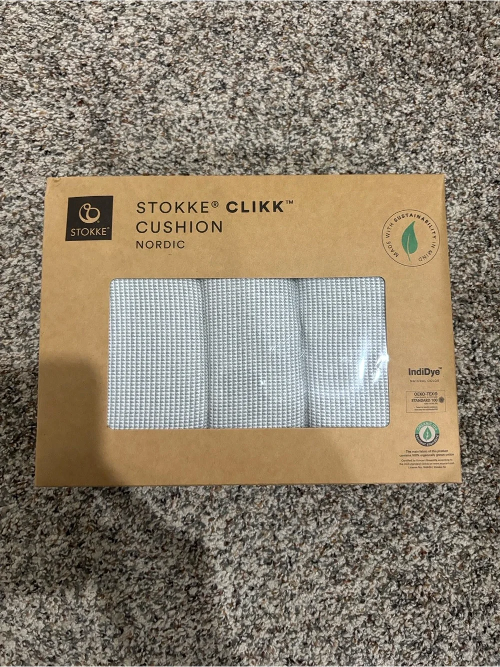 Stokke Clikk Nordic Cushion - Light Gray